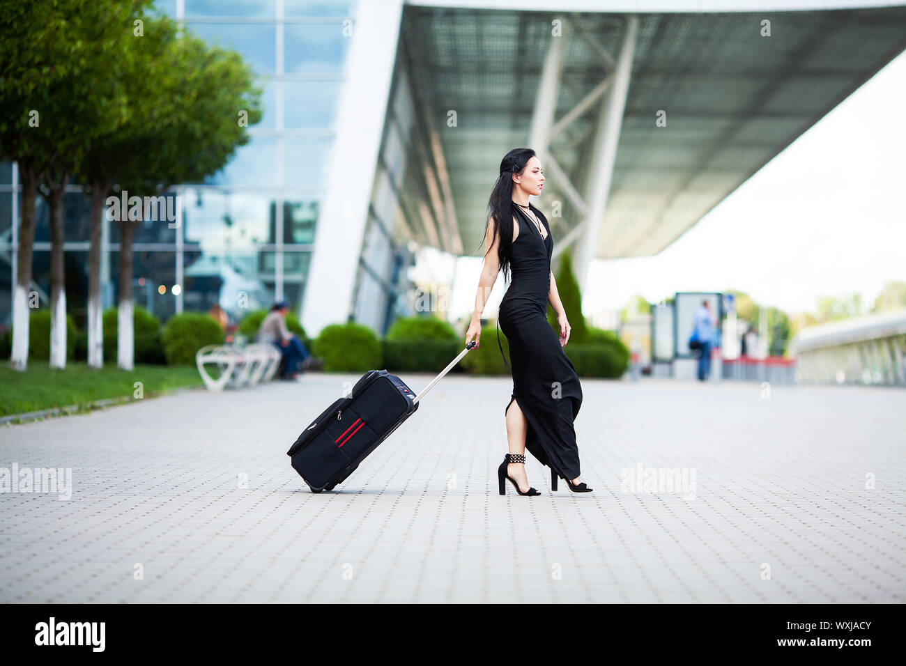 work travel suitcase