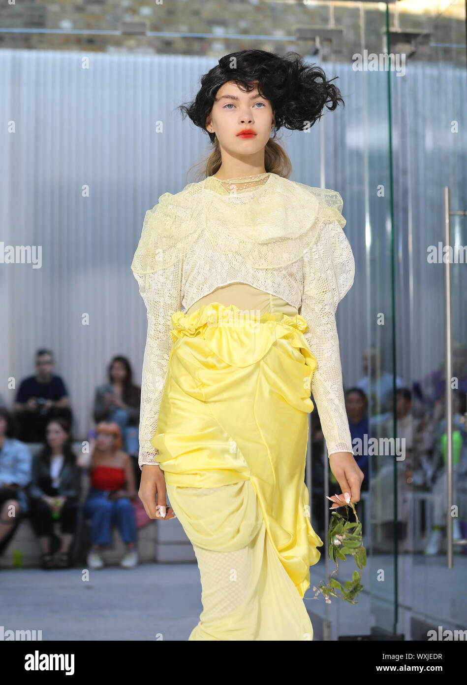 Models on the catwalk of Fashion East by Yuhan Wang Spring/Summer 2020  London Fashion Week show at the NikeLAb 1948 in Shoreditch, London Stock  Photo - Alamy