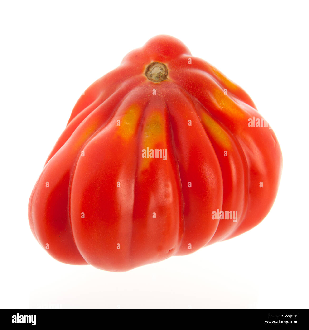 coeur de boeuf tomato isolated over white background Stock Photo - Alamy