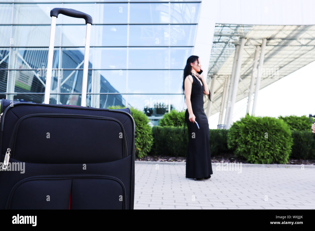 work travel suitcase