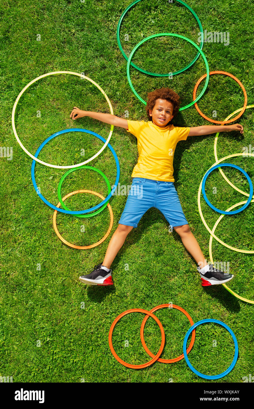 Boy on the rings hi-res stock photography and images - Alamy