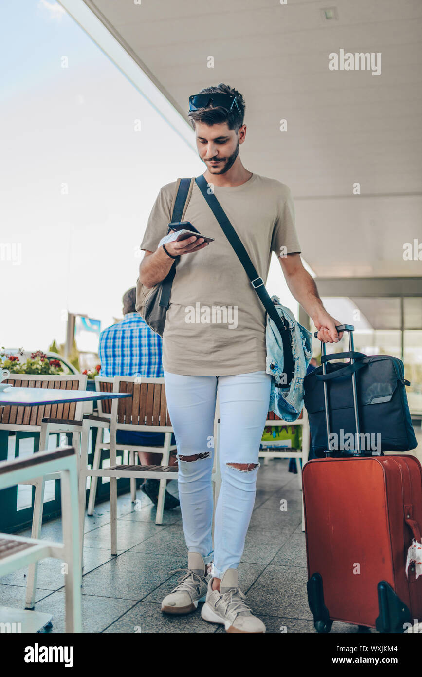 Passport shop bag men