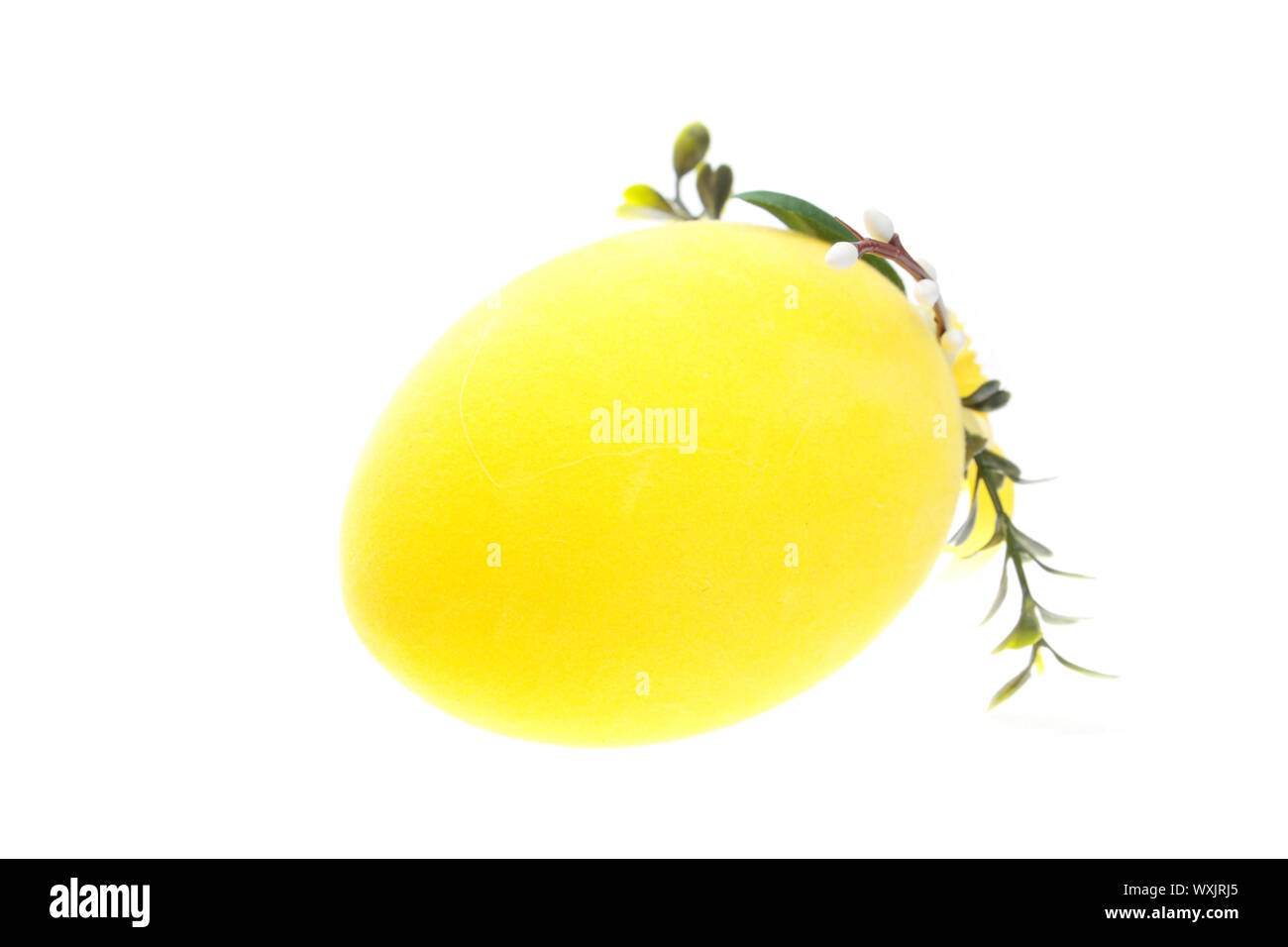 Easter egg isolated on white background Stock Photo - Alamy