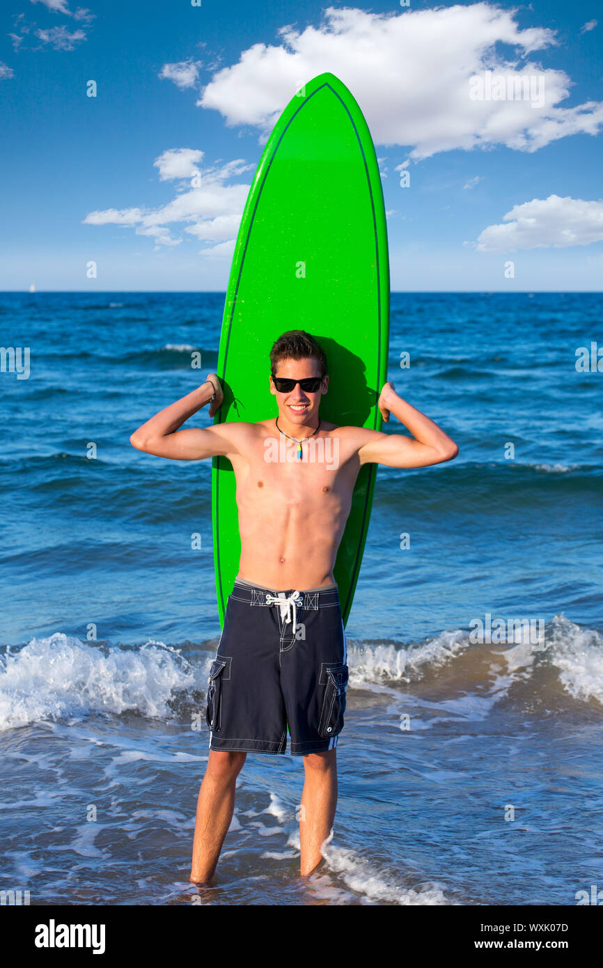 Teen Surfer Boy High Resolution Stock Photography and Images - Alamy