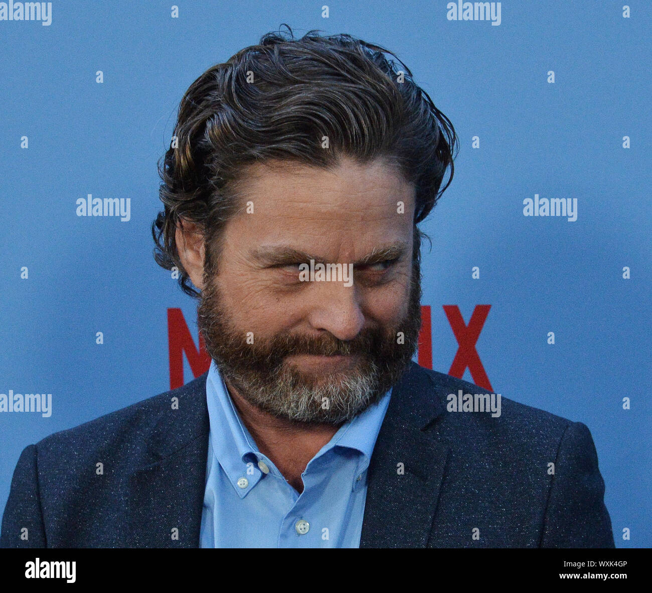Zach galifianakis between two ferns hi-res stock photography and images