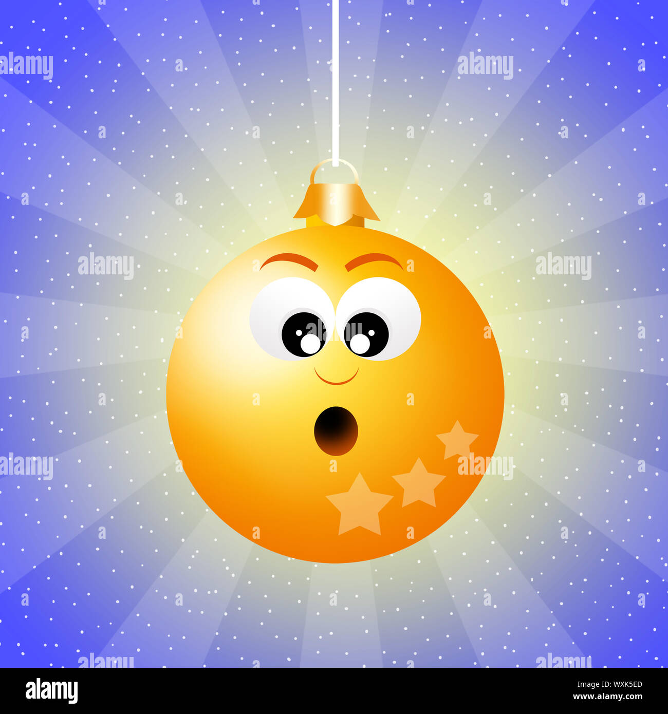 Christmas Ball Cartoon Stock Photo Alamy