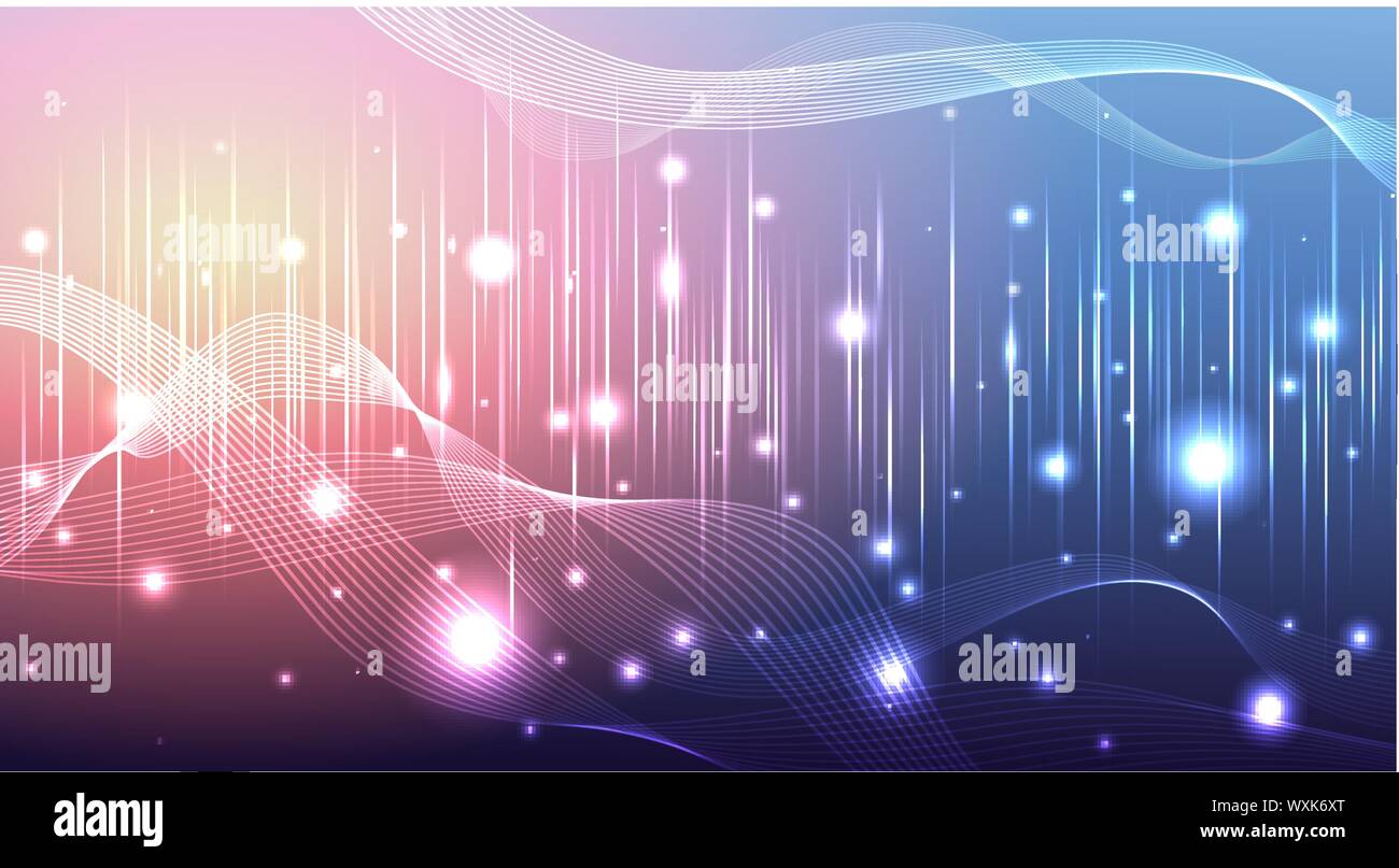 Aurora borealis shiny, abstract vector aurora australis background for ...