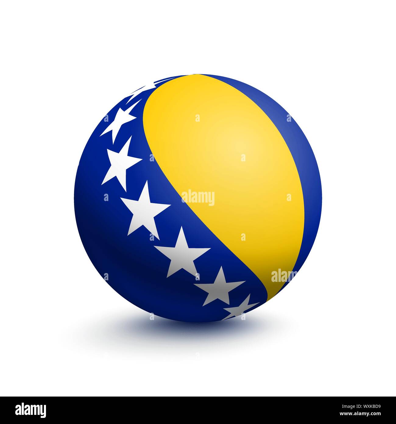 Bosnia 3d map Stock Vector Images - Alamy