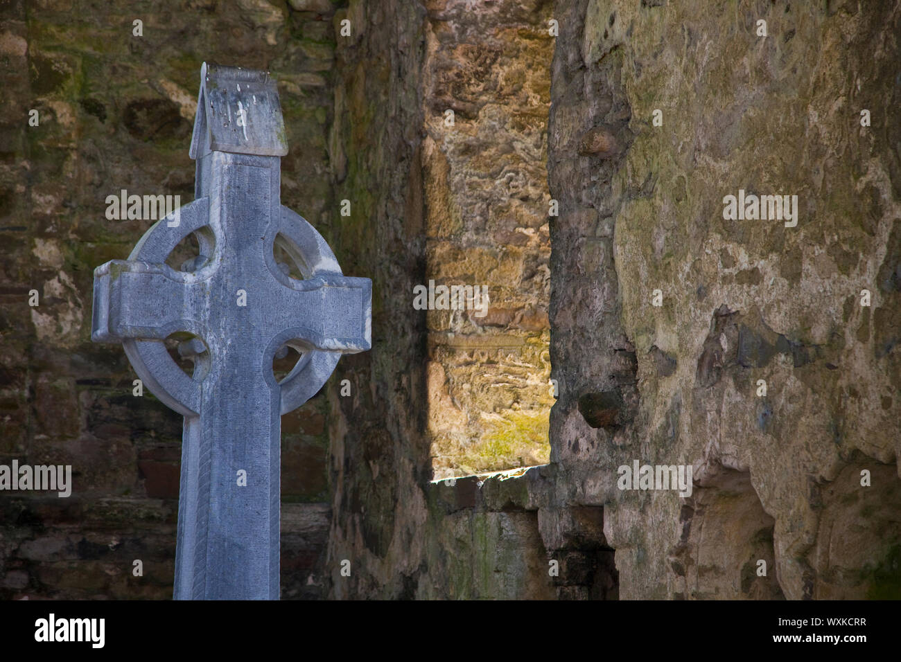 Abadía de Jerpoint, Thomastown, Condado de Kilkenny, Irlanda Stock Photo