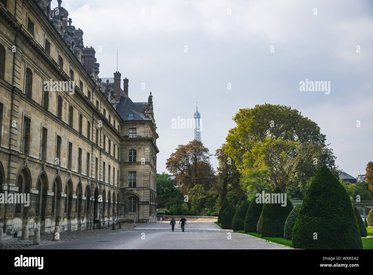 PARIS, FRANCE - 02 OCTOBER 2018: Military museum in Paris. One of the biggest military museums in the world Stock Photo