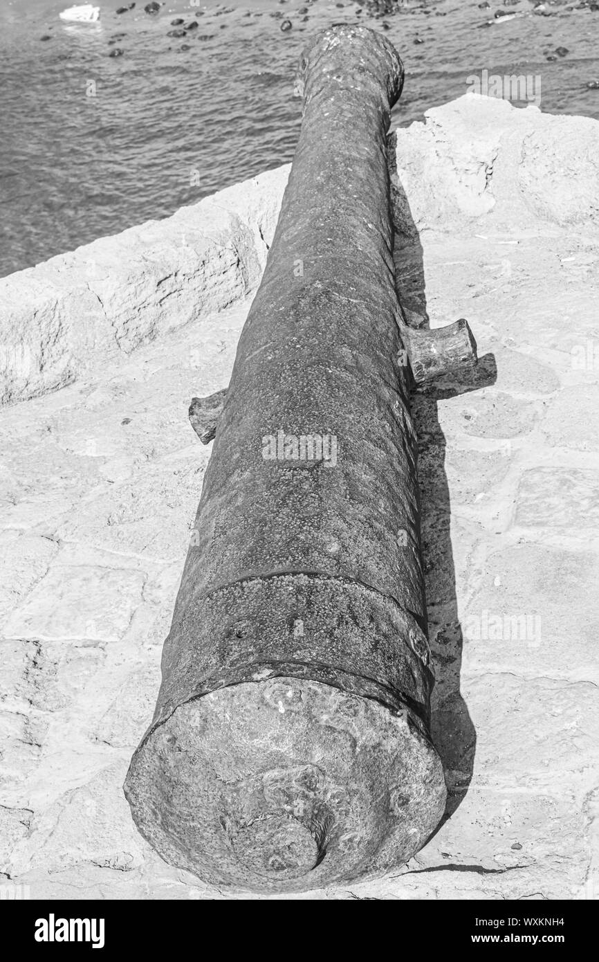 Crusaders Sea Castle Sidon Saida in South Lebanon Middle east Stock Photo