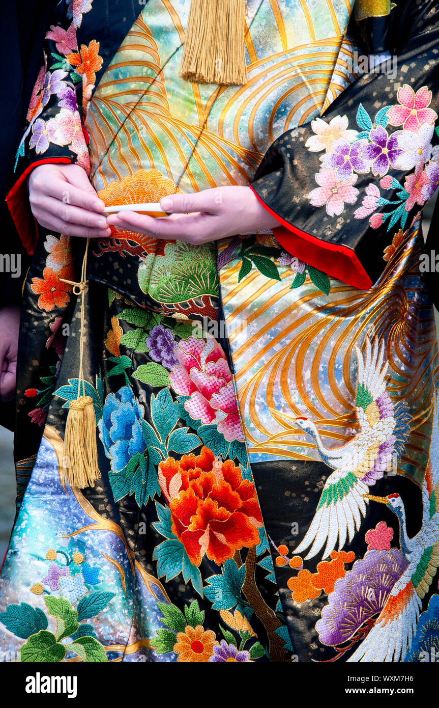 kimono silk fabric