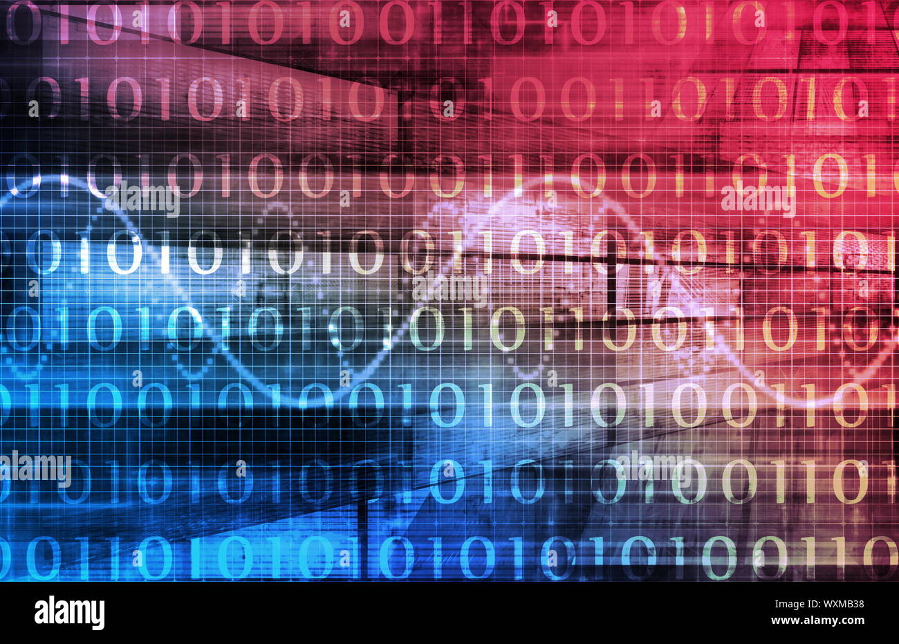 Technology Background as a Colorful Abstract Art Stock Photo - Alamy