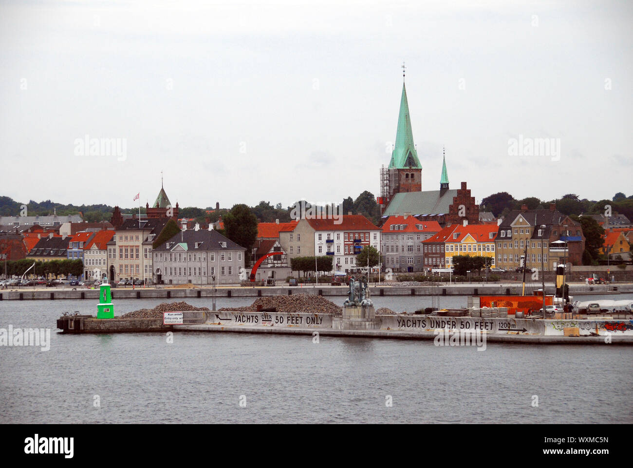 From Denmark to Norway, Oslo Stock Photo
