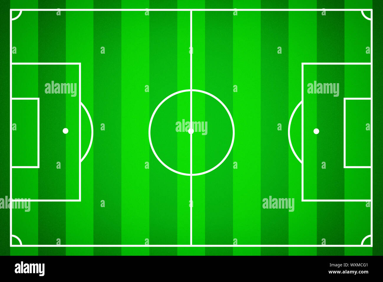 Soccer field as a template for soccer Stock Photo Alamy