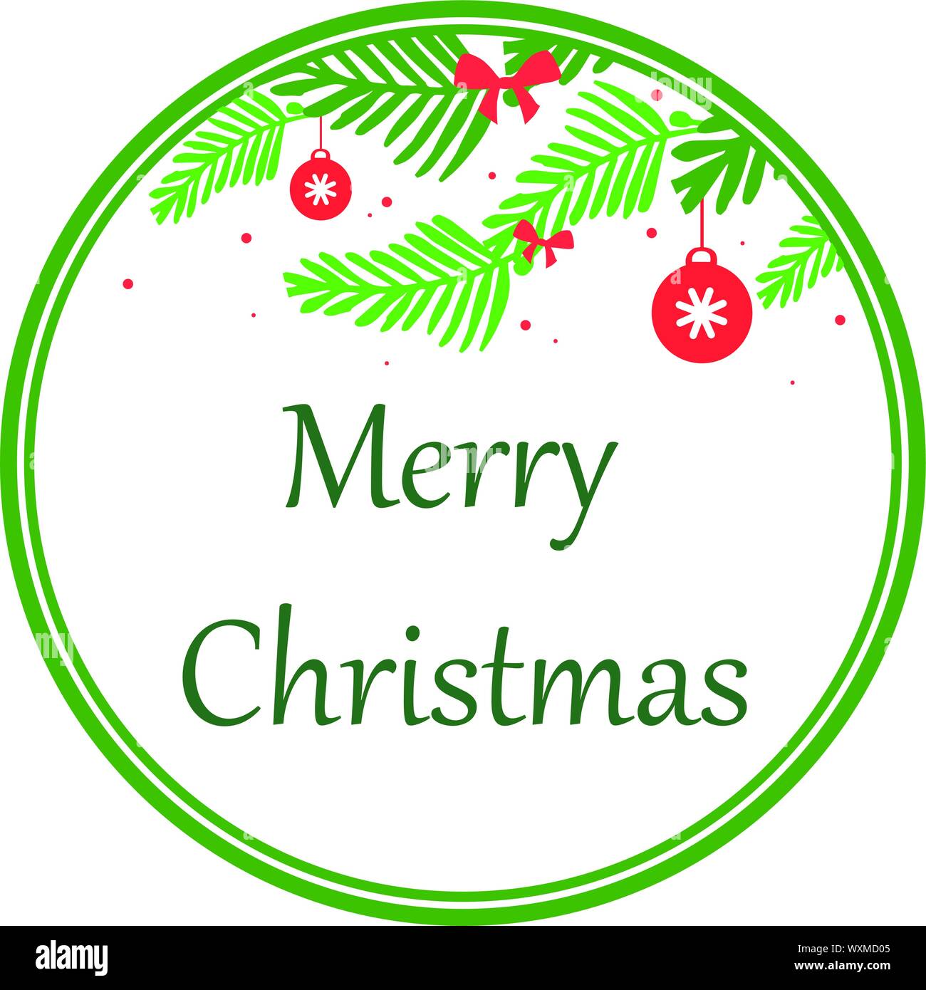White background for invitation card merry christmas, with drawing of ...