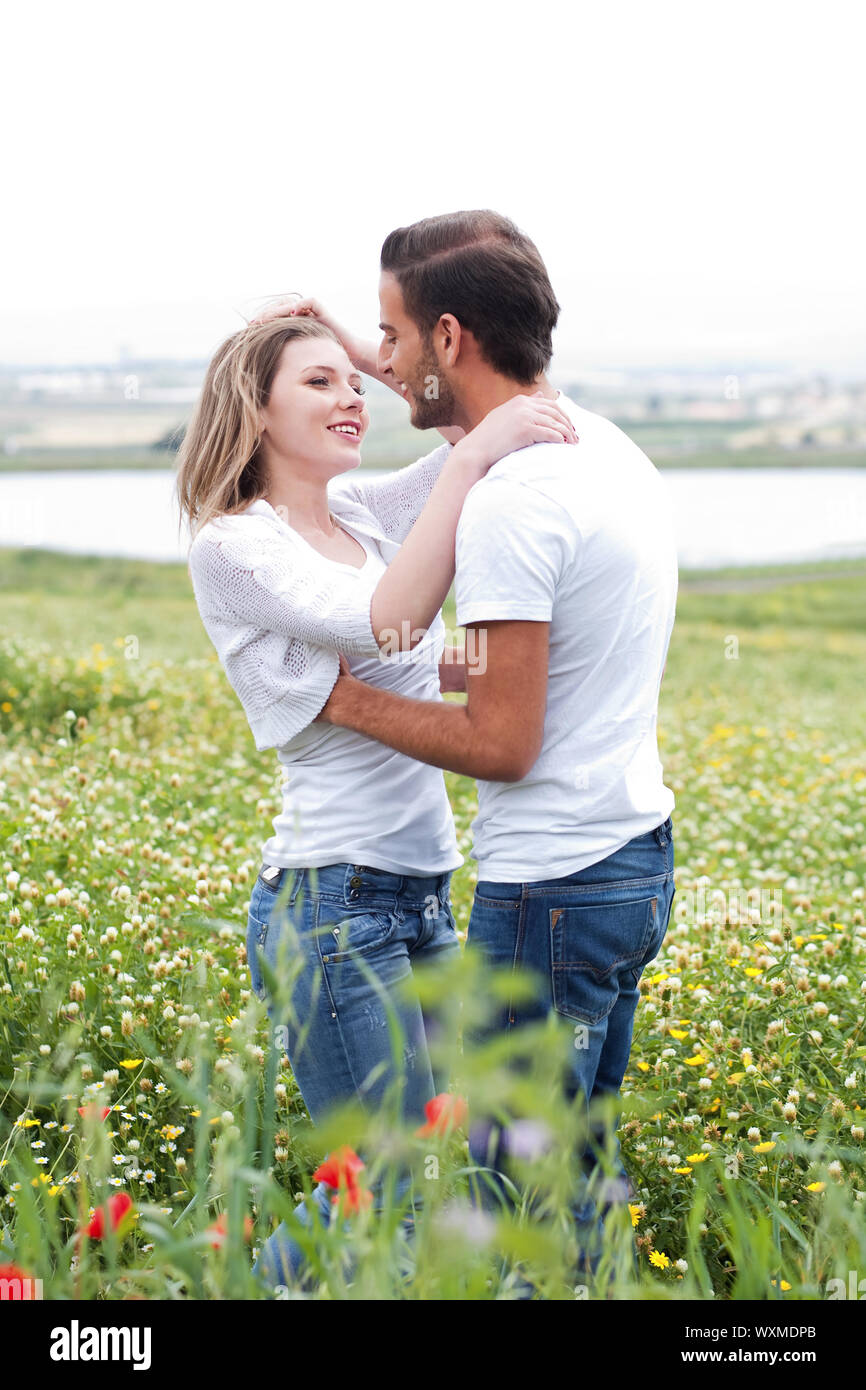 Close up shot of couple making love in the park Stock Photo - Alamy