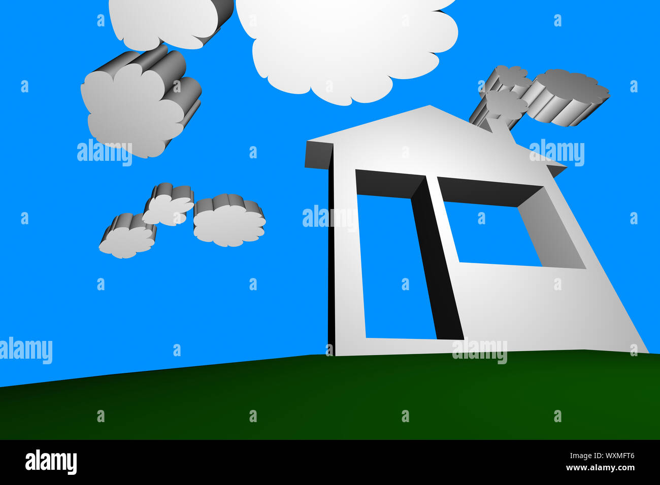 sweet home 3d abstract new digital concept Stock Photo Alamy