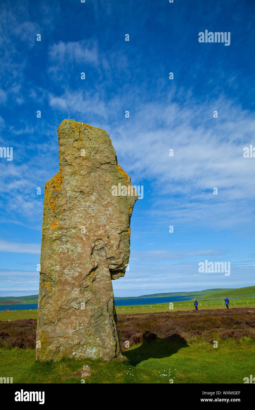 Monumento Neolítico Circulo de Brogar (Ring of Brogar), Mainland. Islas Orkney. Escocia.UK Stock Photo