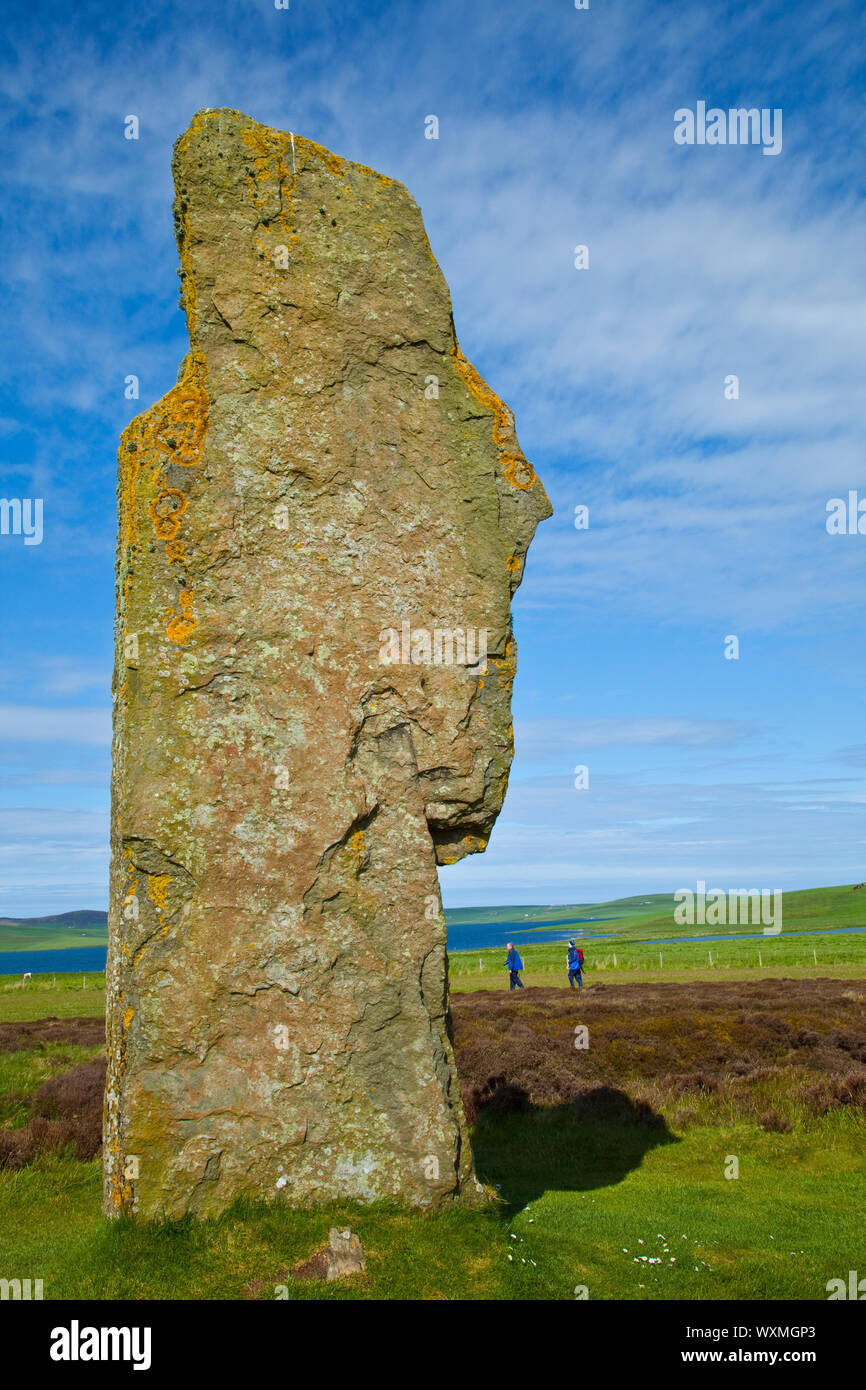 Monumento Neolítico Circulo de Brogar (Ring of Brogar), Mainland. Islas Orkney. Escocia.UK Stock Photo