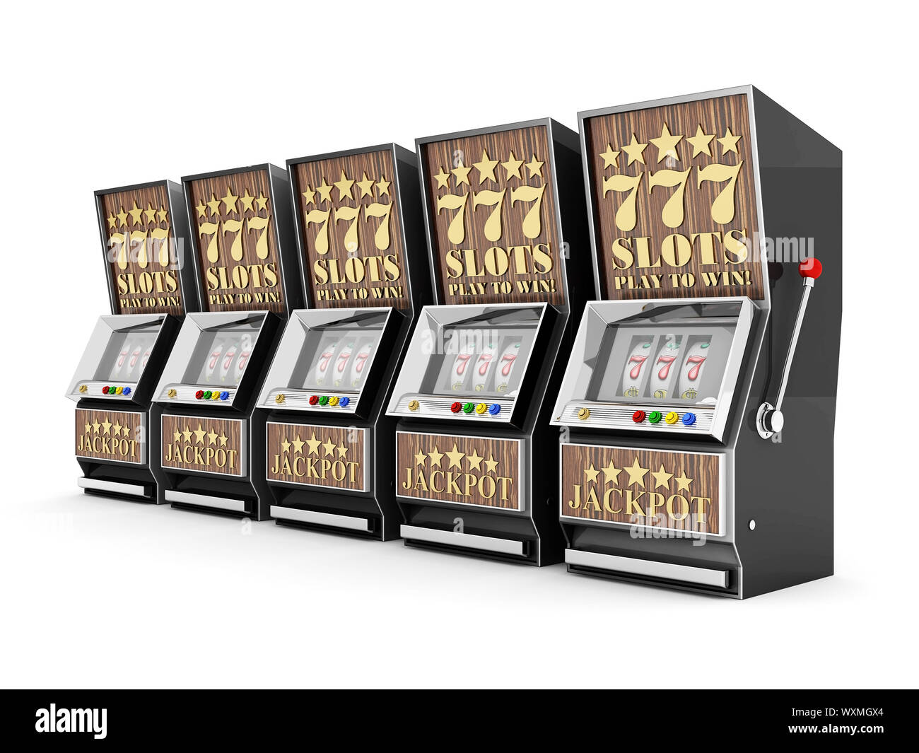 Slot Machine Play White Background Slot Machine Play White Background