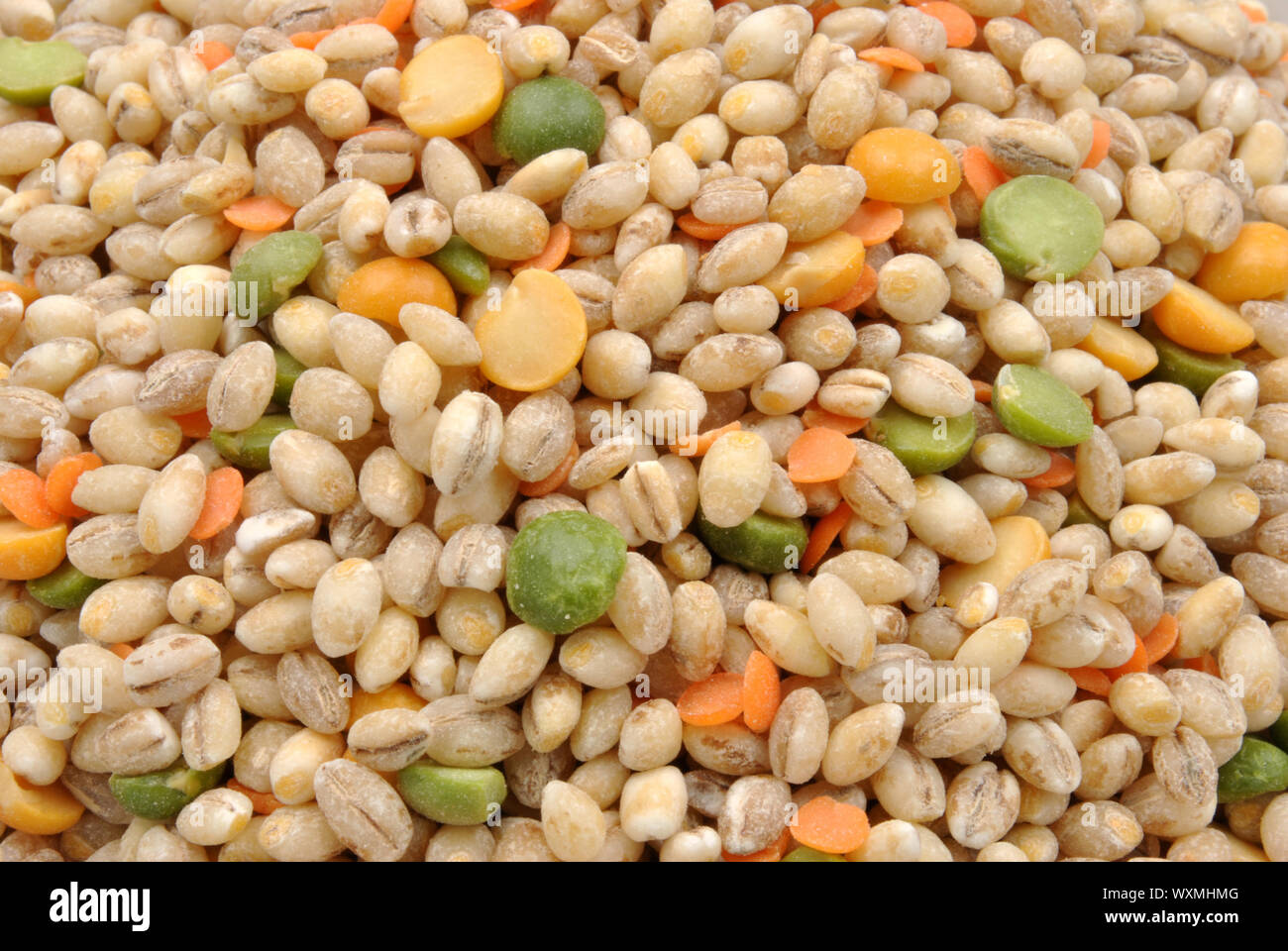 Soup Mix Organic Barley Lentil Split Pea Stock Photo Alamy