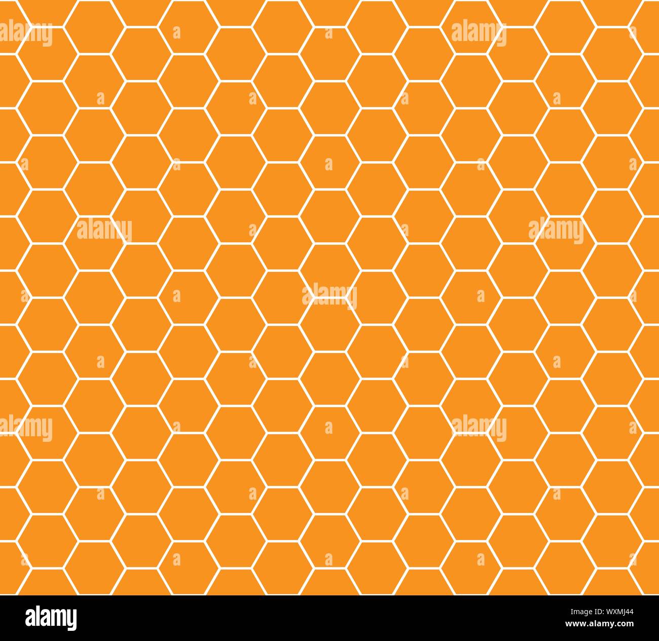 honey combs seamless pattern, vector illustration . Template for your design Stock Vector