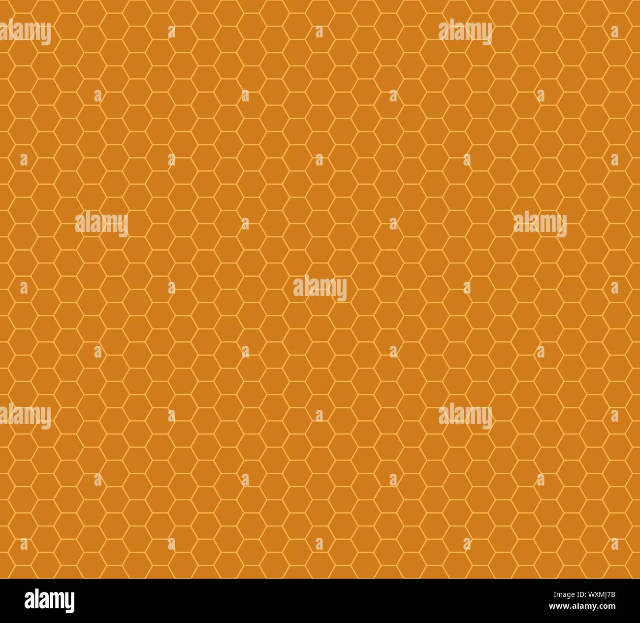 honey combs seamless pattern, vector illustration . Template for your design Stock Vector