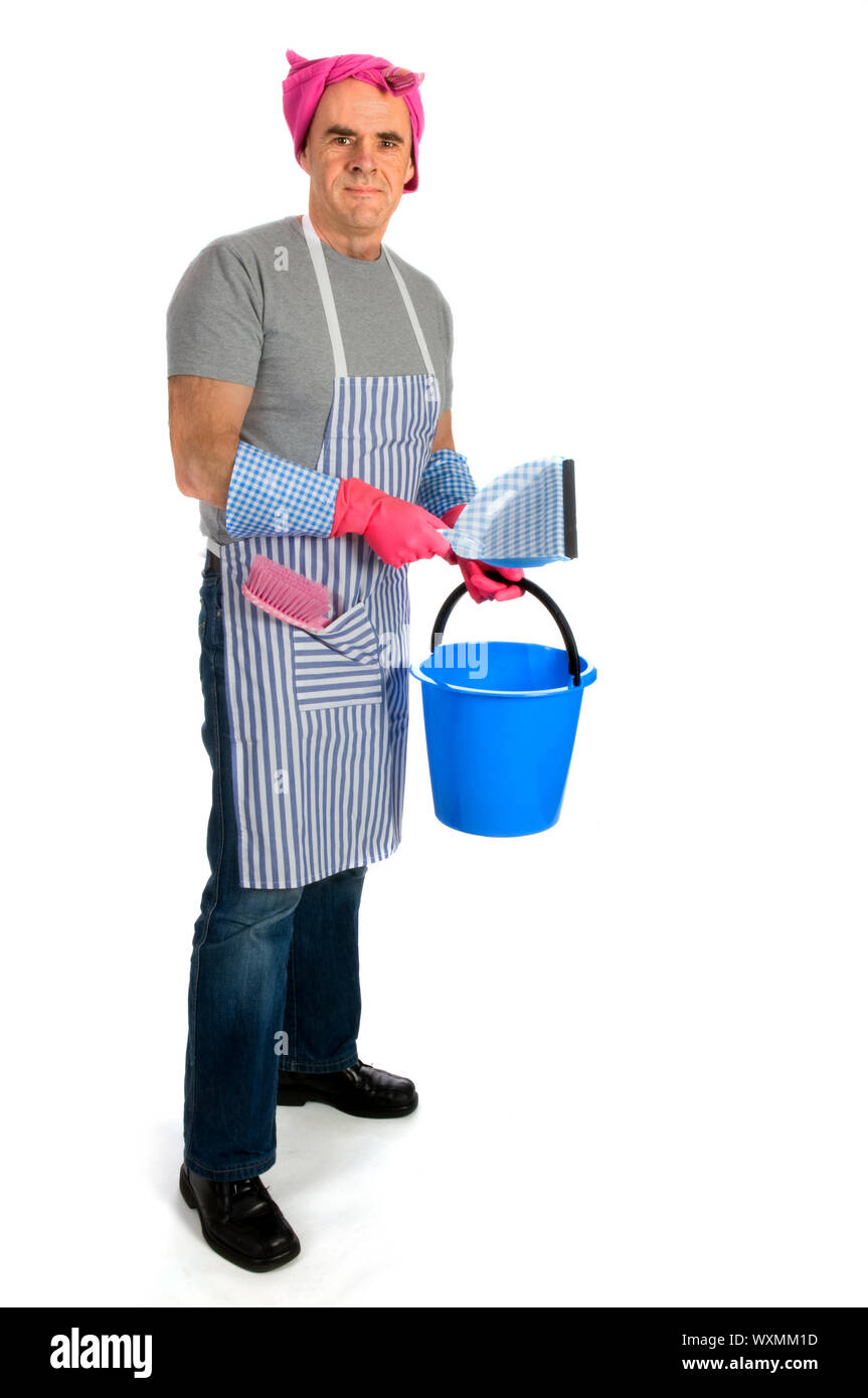 Many is busy with good housekeeping Stock Photo Alamy
