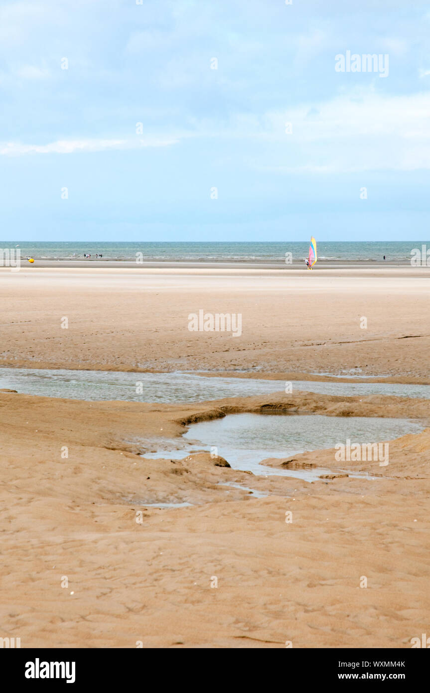 Ebb tide at the beach Stock Photo Alamy