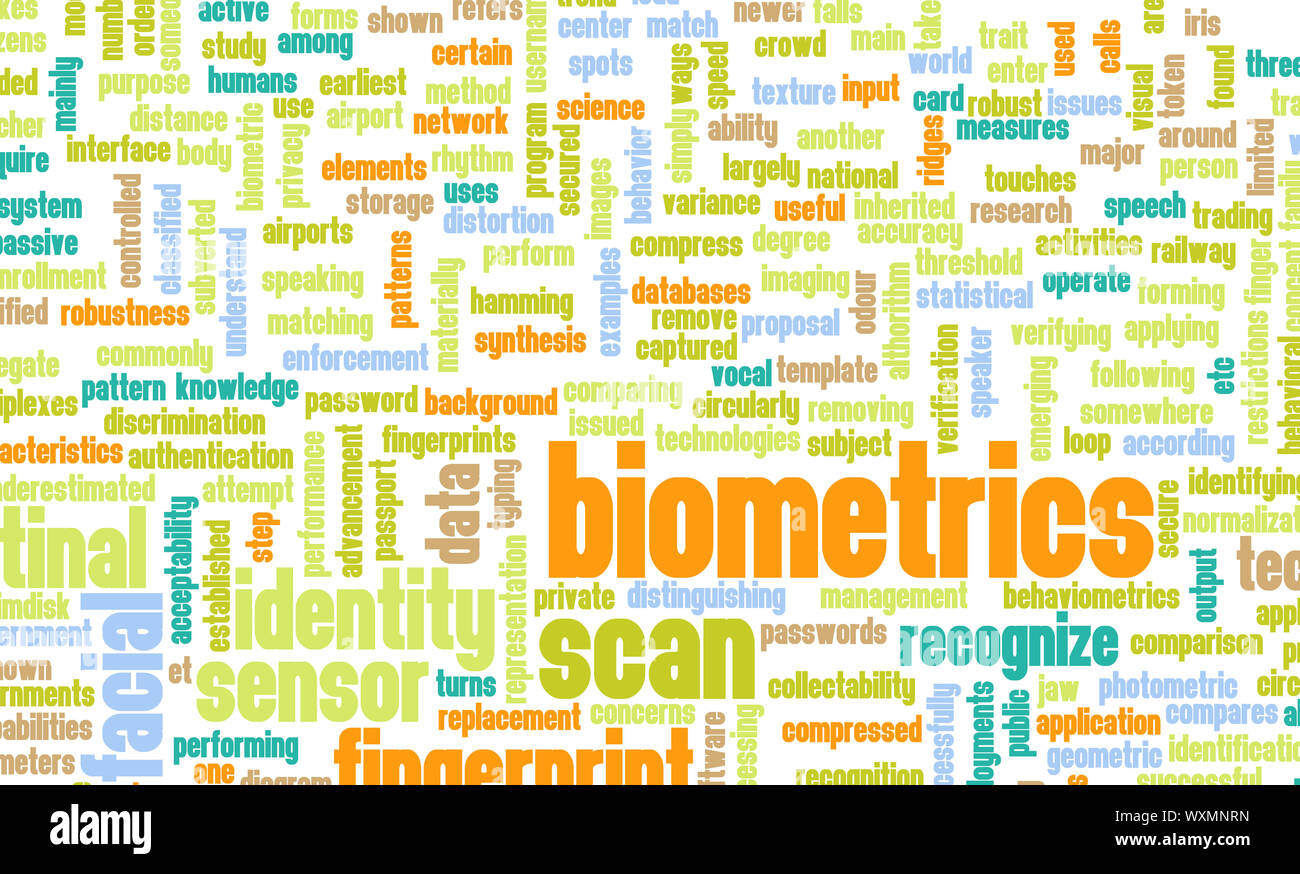 Biometrics Security Check to Authenticate a User Stock Photo Alamy