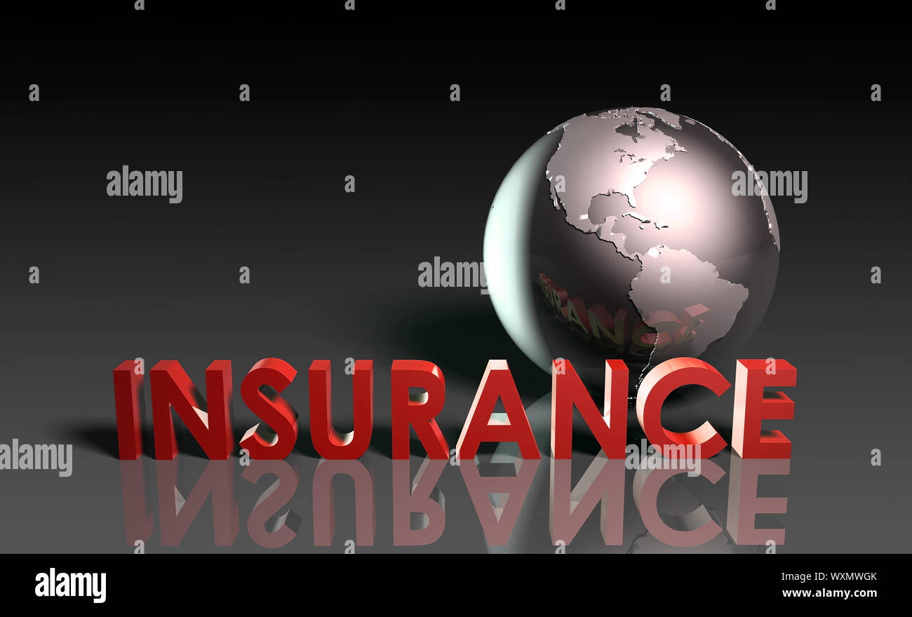 Life Insurance Policy as a Concept in 3d Stock Photo