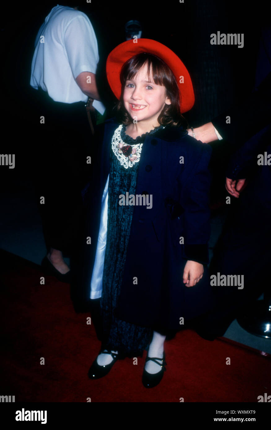 Beverly Hills, California, USA 13th December 1994 Actress Mara Wilson attends 20th Century Fox's 'Nell' Premiere on December 13, 1994 at Academy Theatre in Beverly Hills, California, USA. Photo by Barry King/Alamy Stock Photo Stock Photo