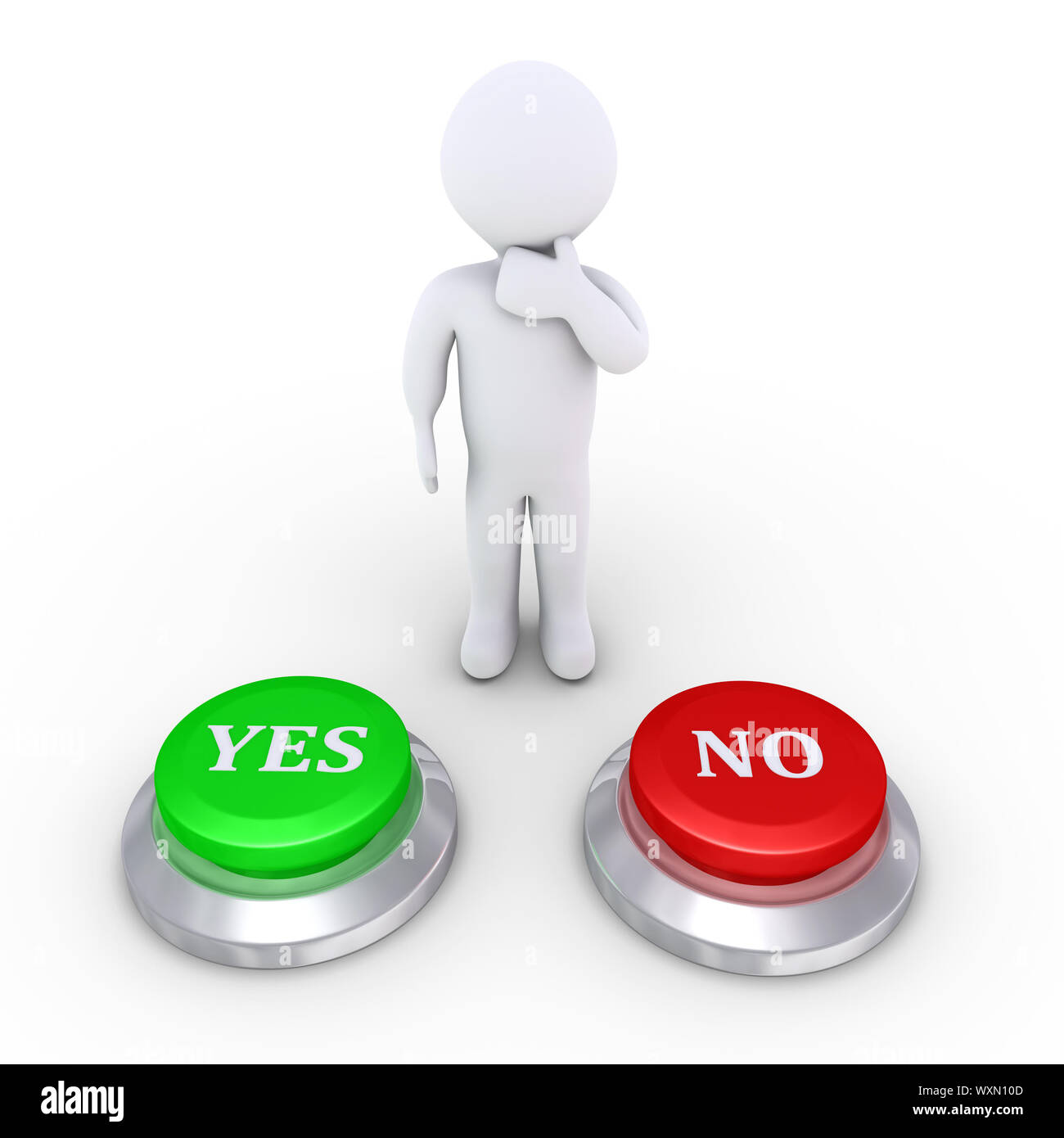 Yes Button / No Button