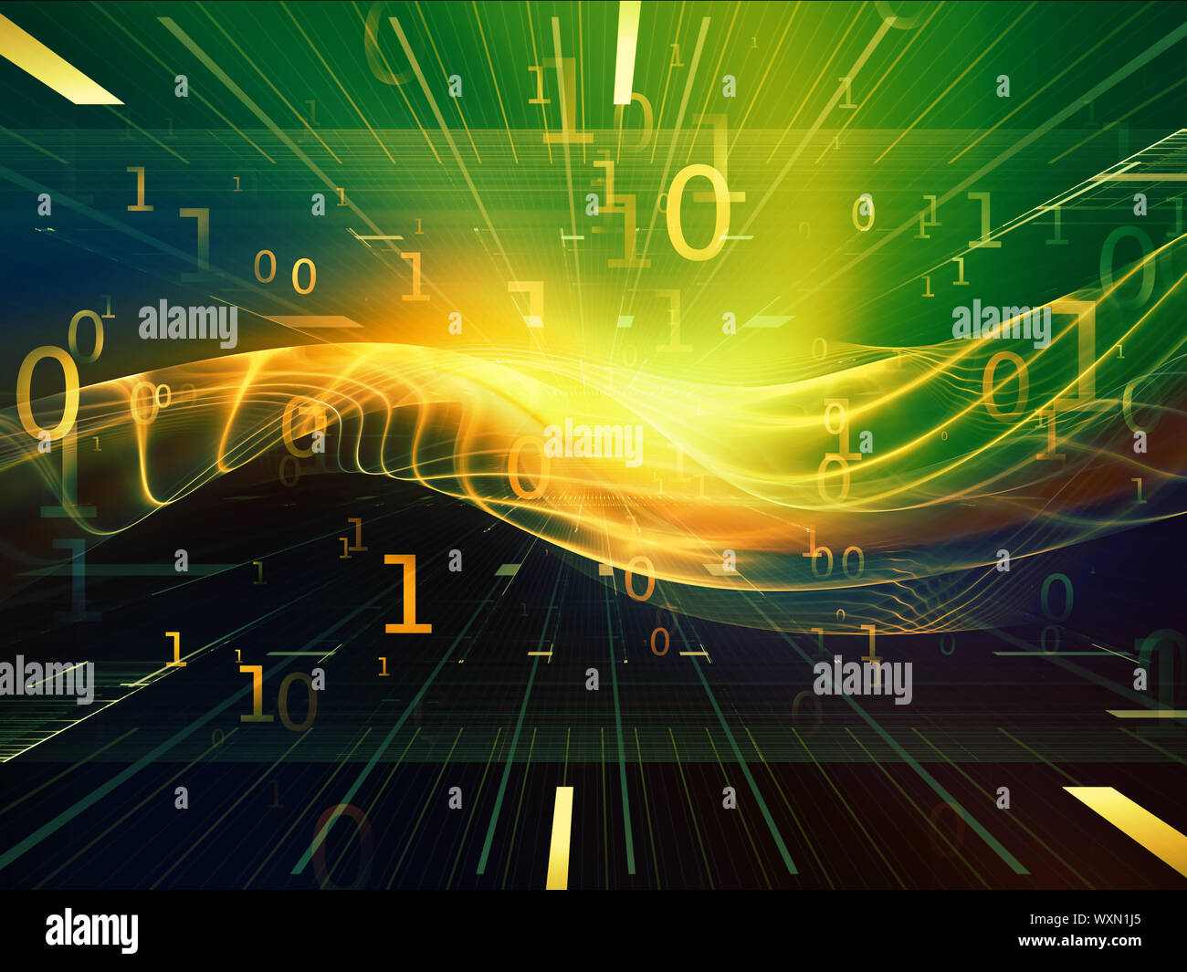 Fractal Realms series. Creative arrangement of fractal elements, grids ...