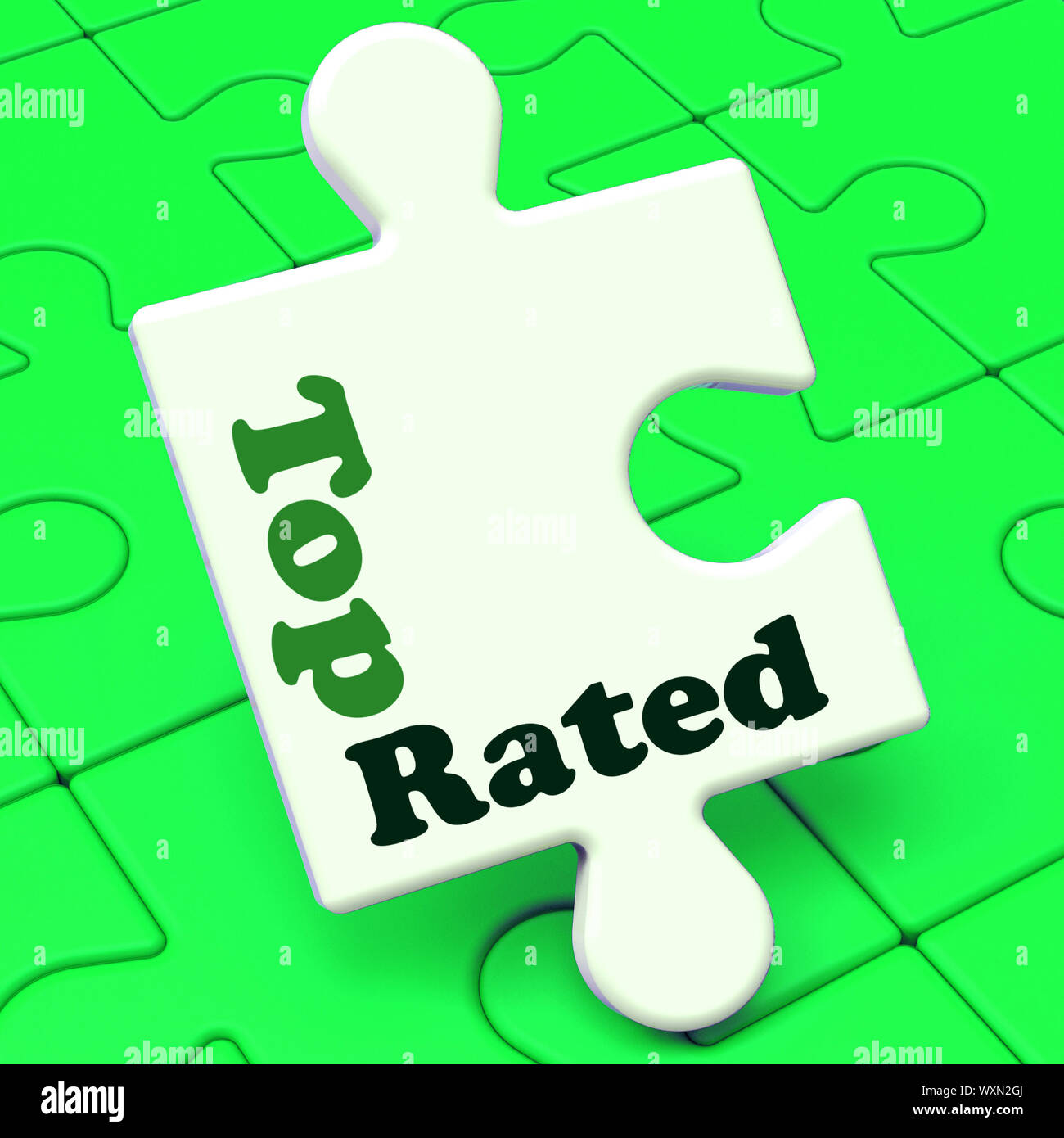 Top Rated Puzzle Showing Best Ranked Special Product Stock Photo Alamy