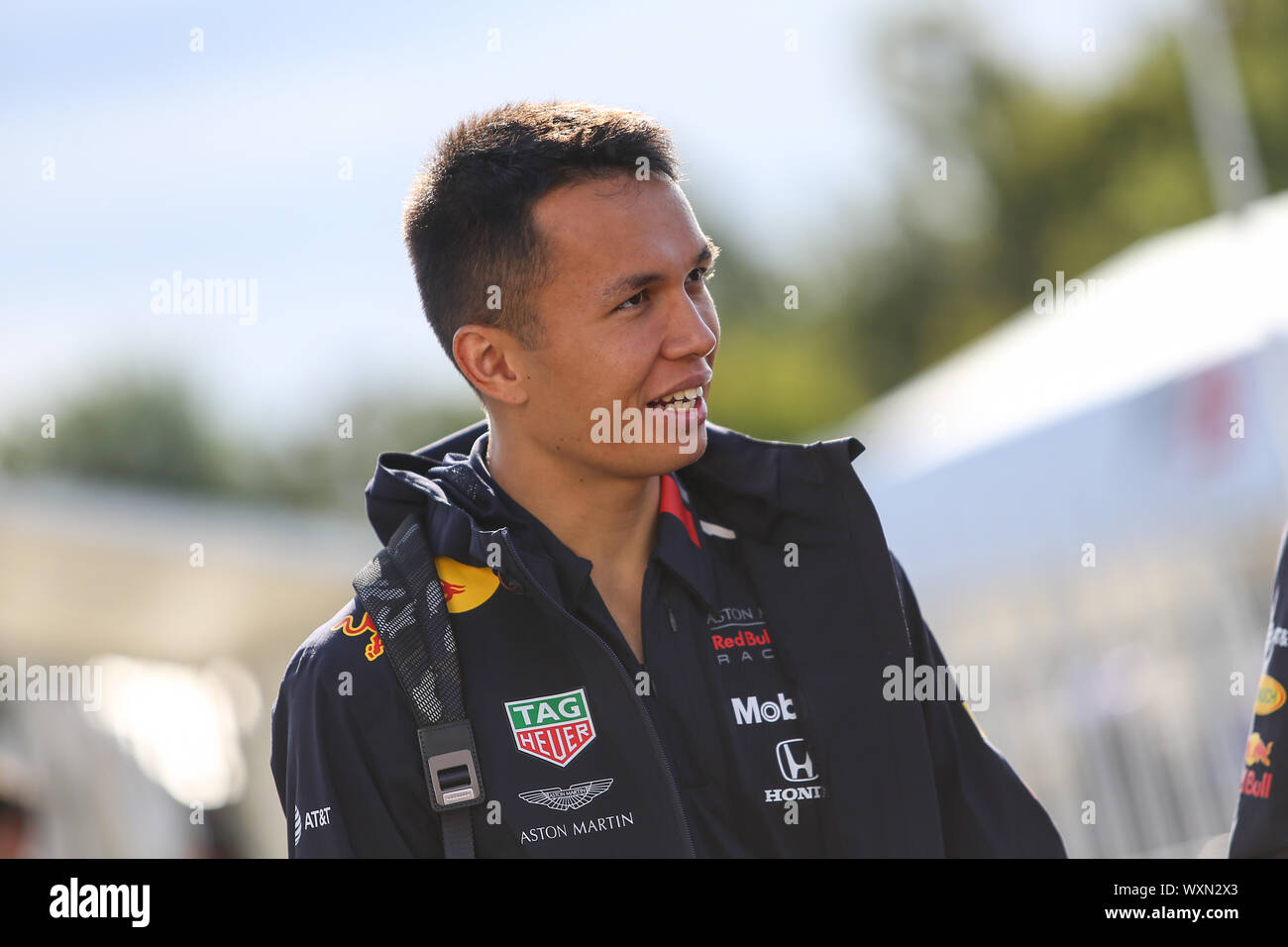 Alexander Albon of Aston Martin Red Bull Racing during Formula 1 Gp of Italy 2019 in Monza Stock Photo