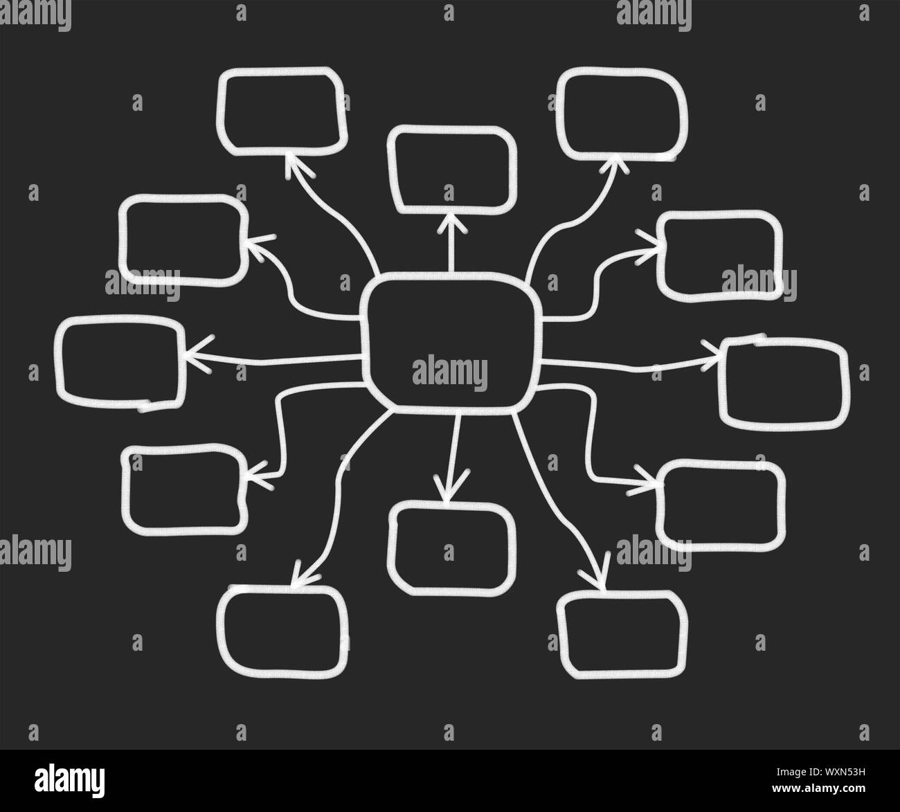Flowchart blank Black and White Stock Photos & Images - Alamy