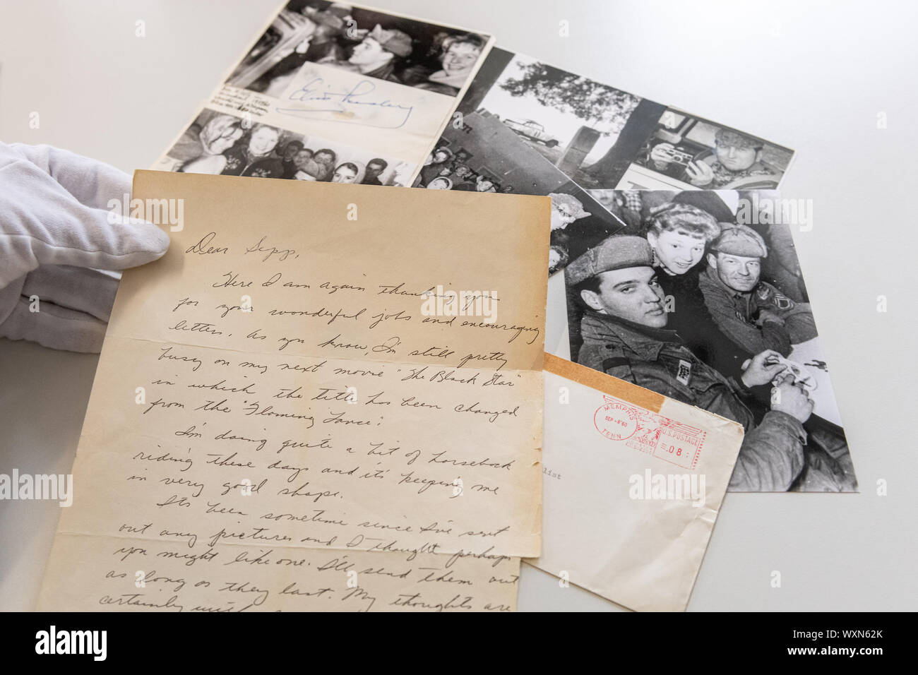 17 September 2019 Bavaria Regensburg A Handwritten Letter By