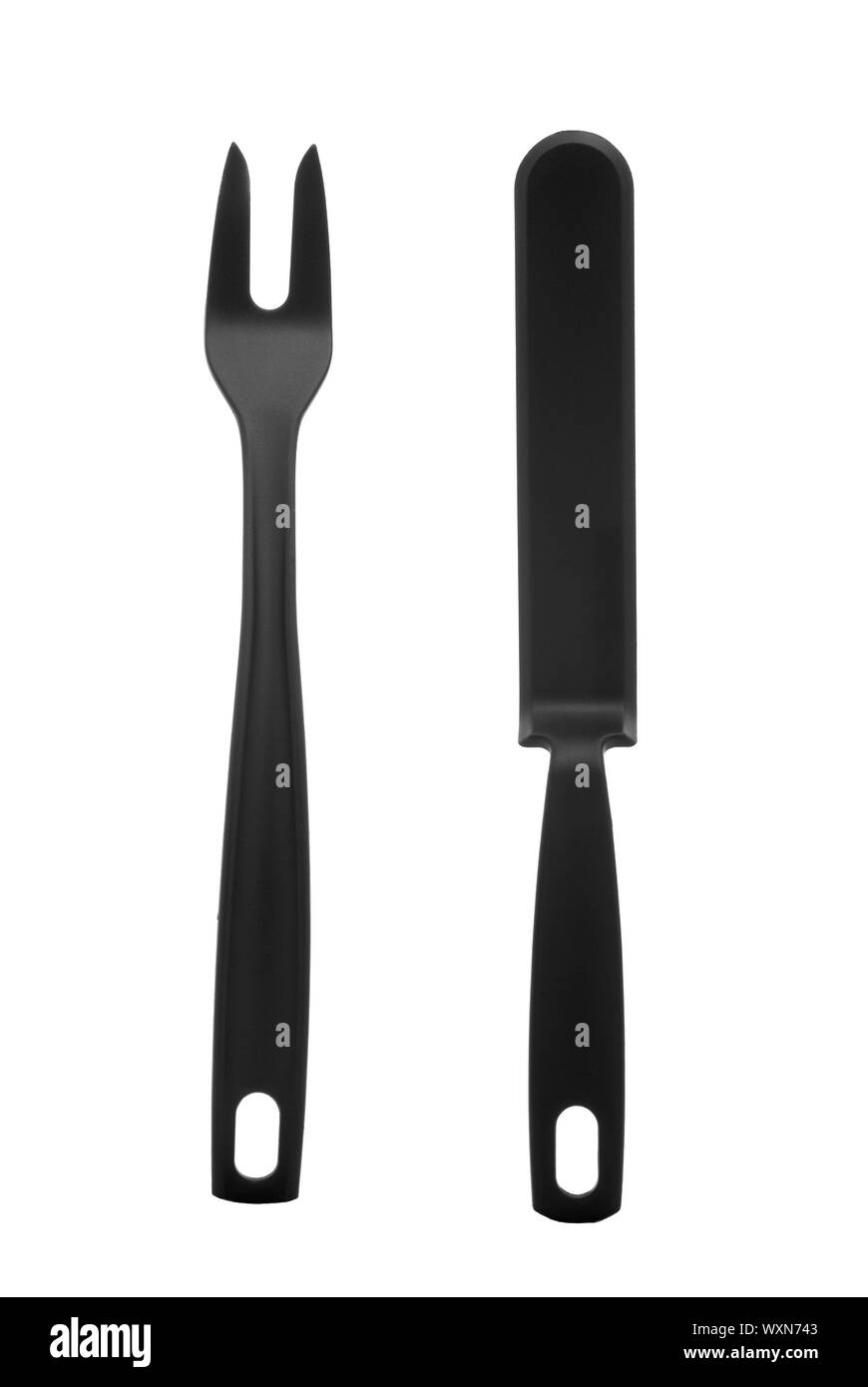 Aluminum kitchen utensils Black and White Stock Photos & Images Alamy