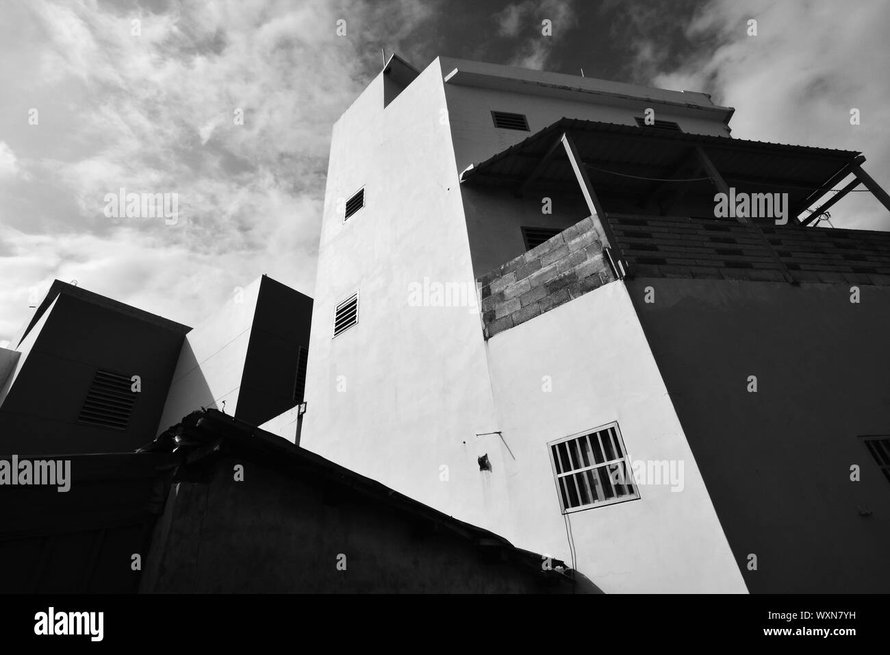 House. Black and white photo Stock Photo Alamy
