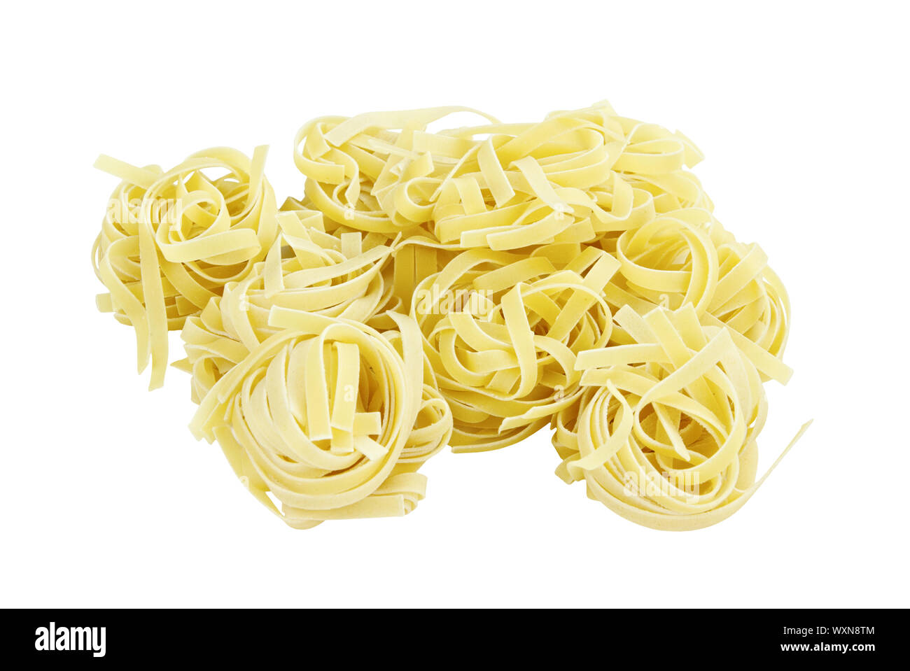 Oval shaped, non stick pasta pot with orange handles photographed on a  white background Stock Photo - Alamy