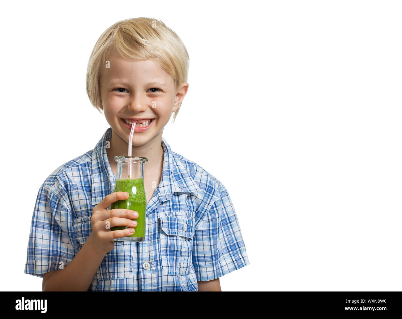 Child drinking through straw hires stock photography and images Alamy