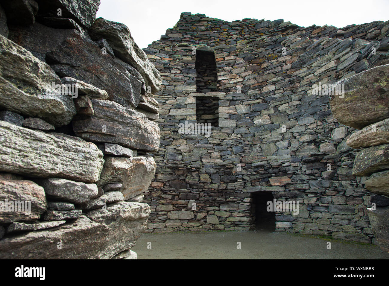 Monumento Neolítico Broch de Carloway. Isla Lewis. Outer Hebrides. Escocia. UK Stock Photo