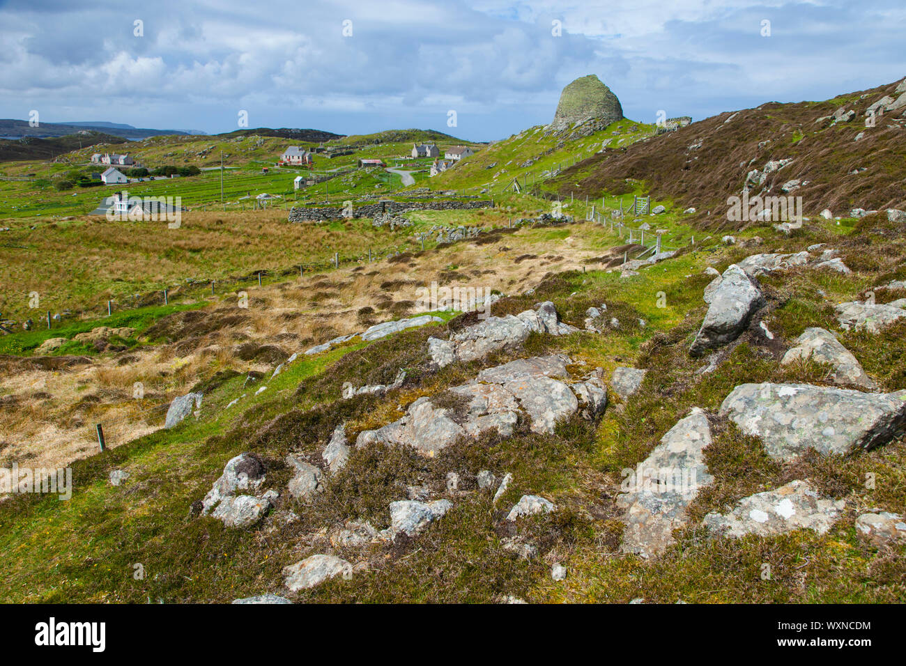 Monumento Neolítico Broch de Carloway. Isla Lewis. Outer Hebrides. Escocia. UK Stock Photo