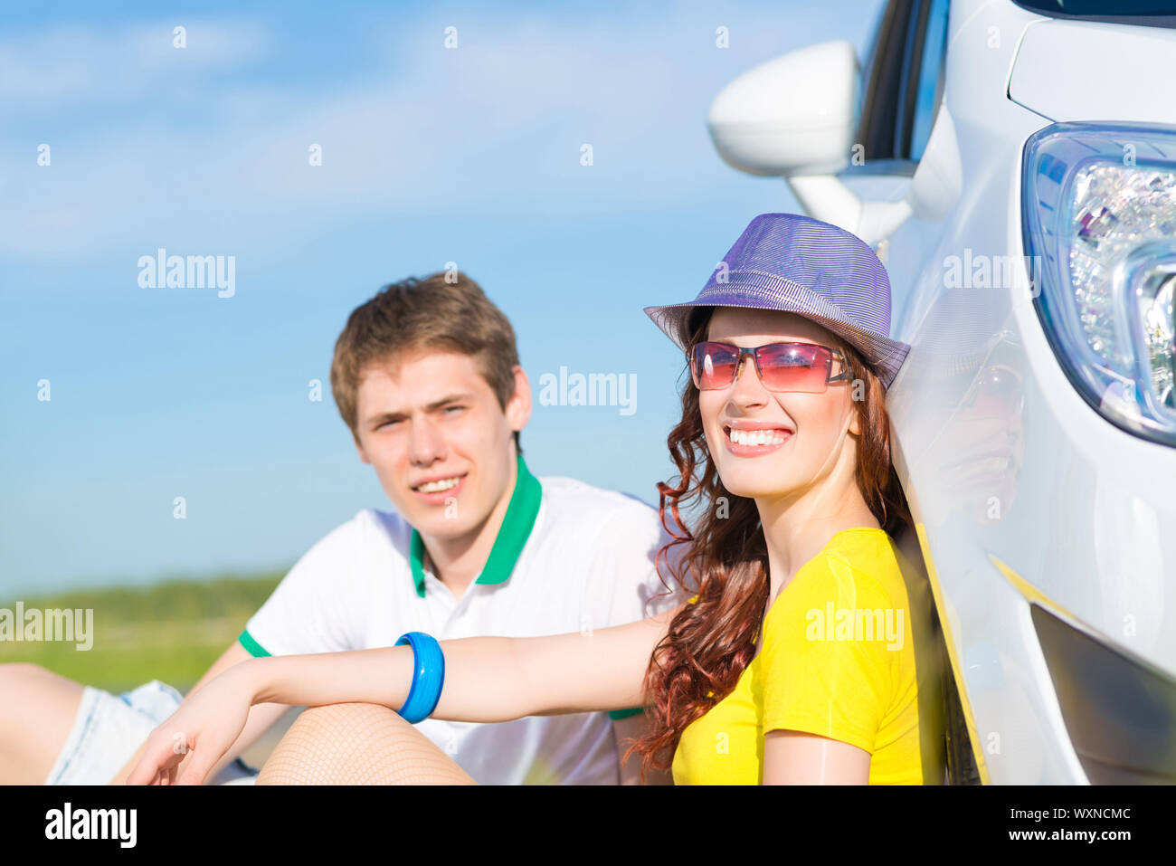 Attractive man rear view hat hi-res stock photography and images - Alamy