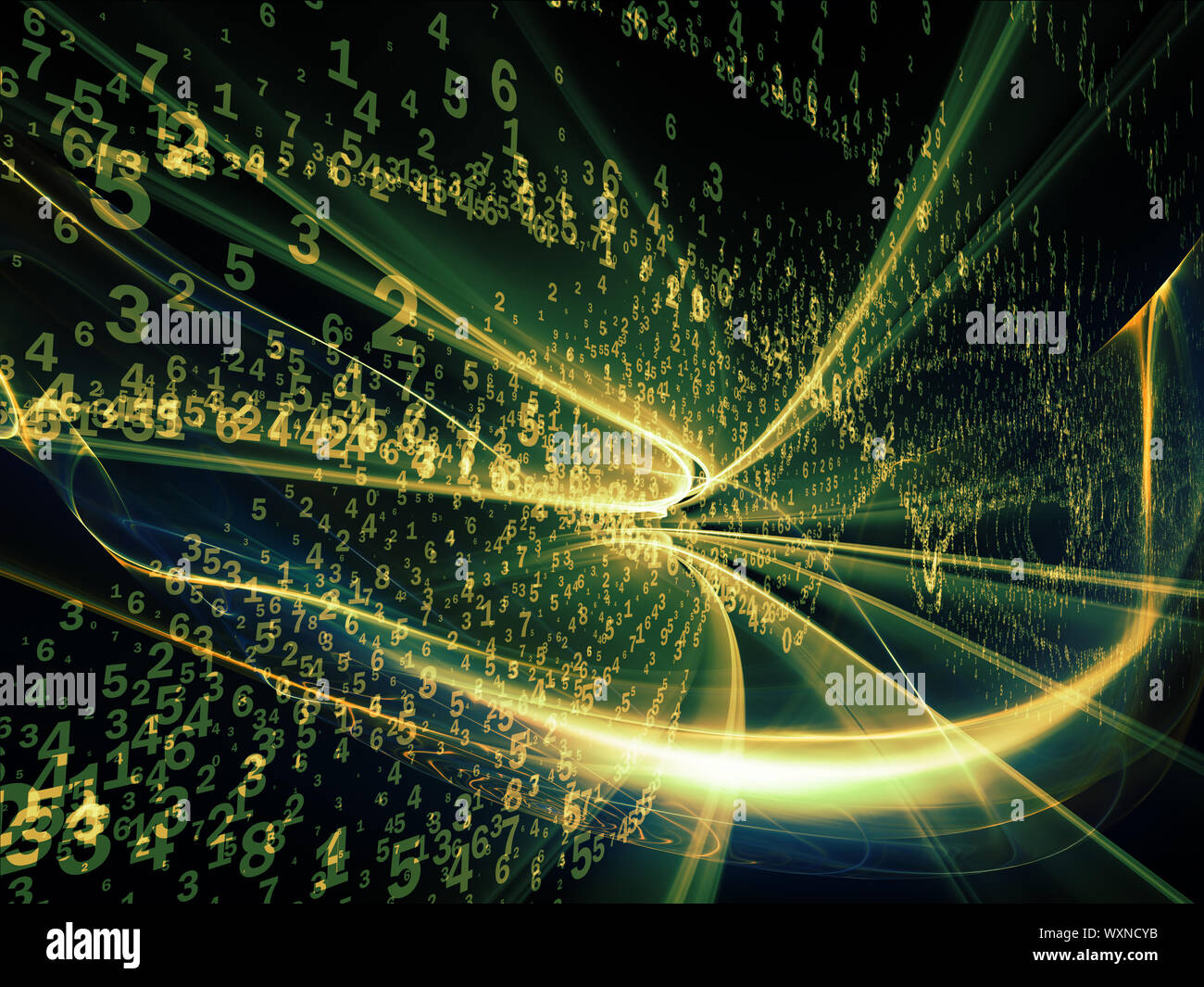 Fractal Realms series. Composition of fractal elements, grids and ...