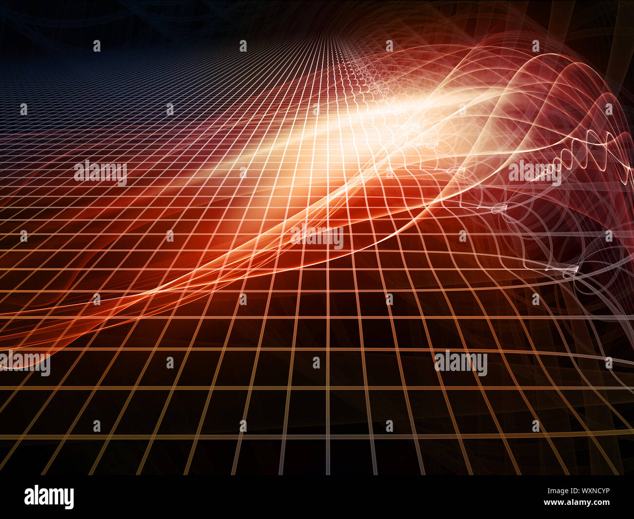 Fractal Realms series. Arrangement of fractal elements, grids and ...