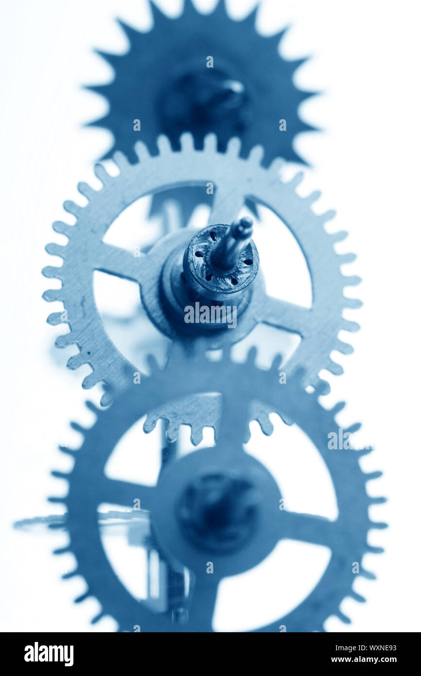 mechanical clock gear macro close up Stock Photo Alamy