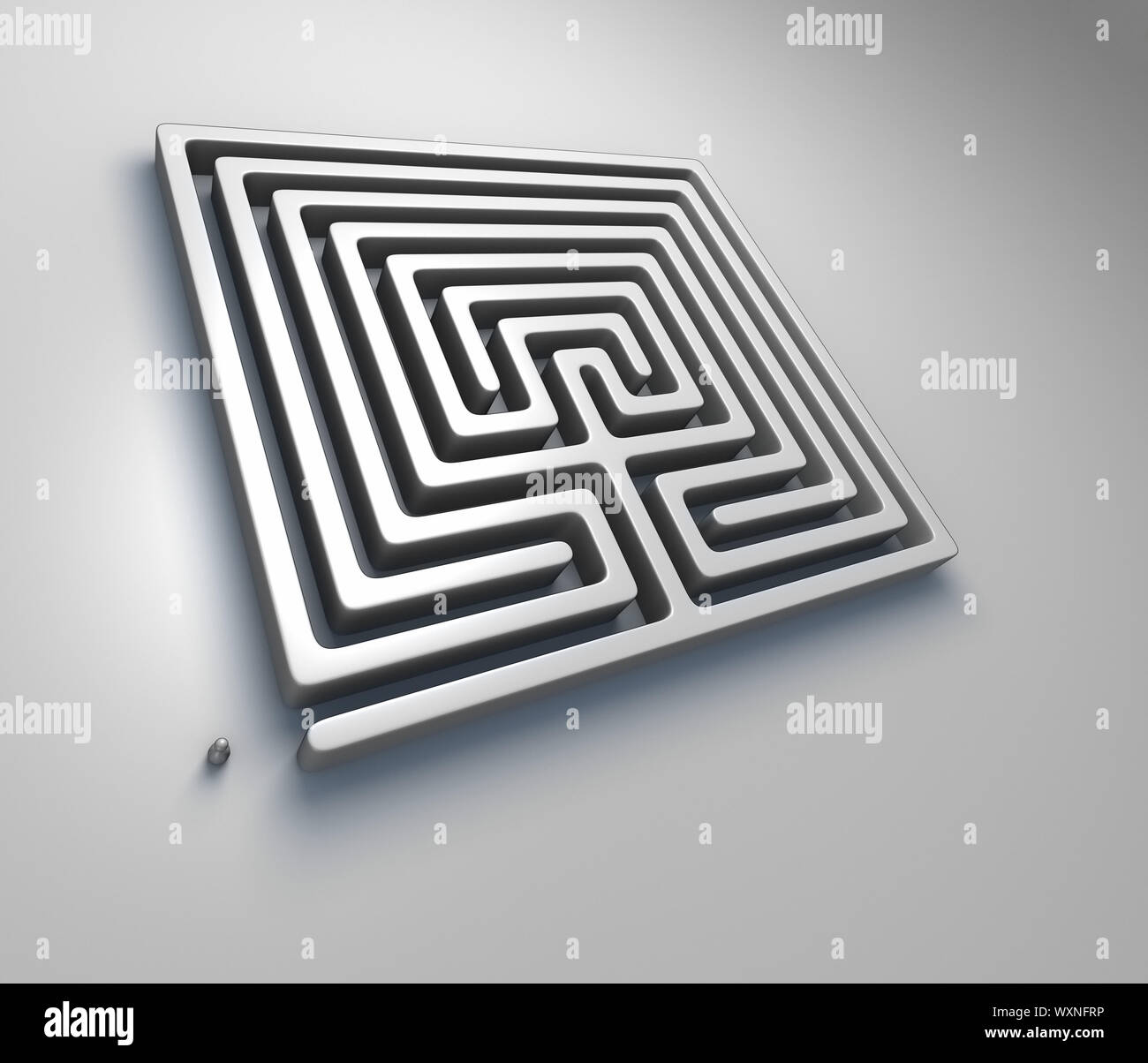 An image of a nice classic labyrinth Stock Photo - Alamy